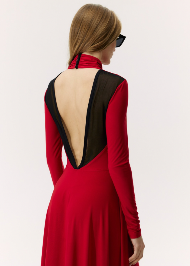 Designer Red Dress