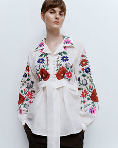 GAPTUVALNYA NAGIDKY MULTICOLOR EMBROIDERED BLOUSE