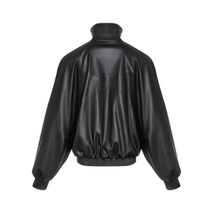 GUDU Black Oversized Bomber Jacket