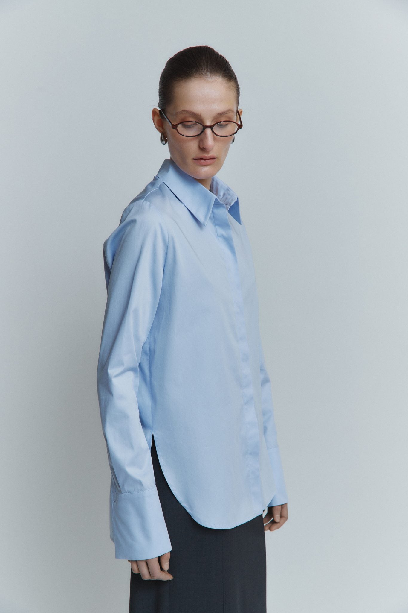 MORANDI BLUE CLASSIC SHIRT
