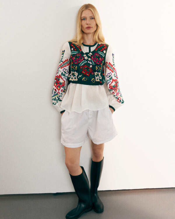 GAPTUVALNYA EMBROIDERED SHIRT WITH KEPTRYK “OPILLIA”