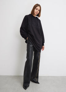 Leather Patchwork Trousers