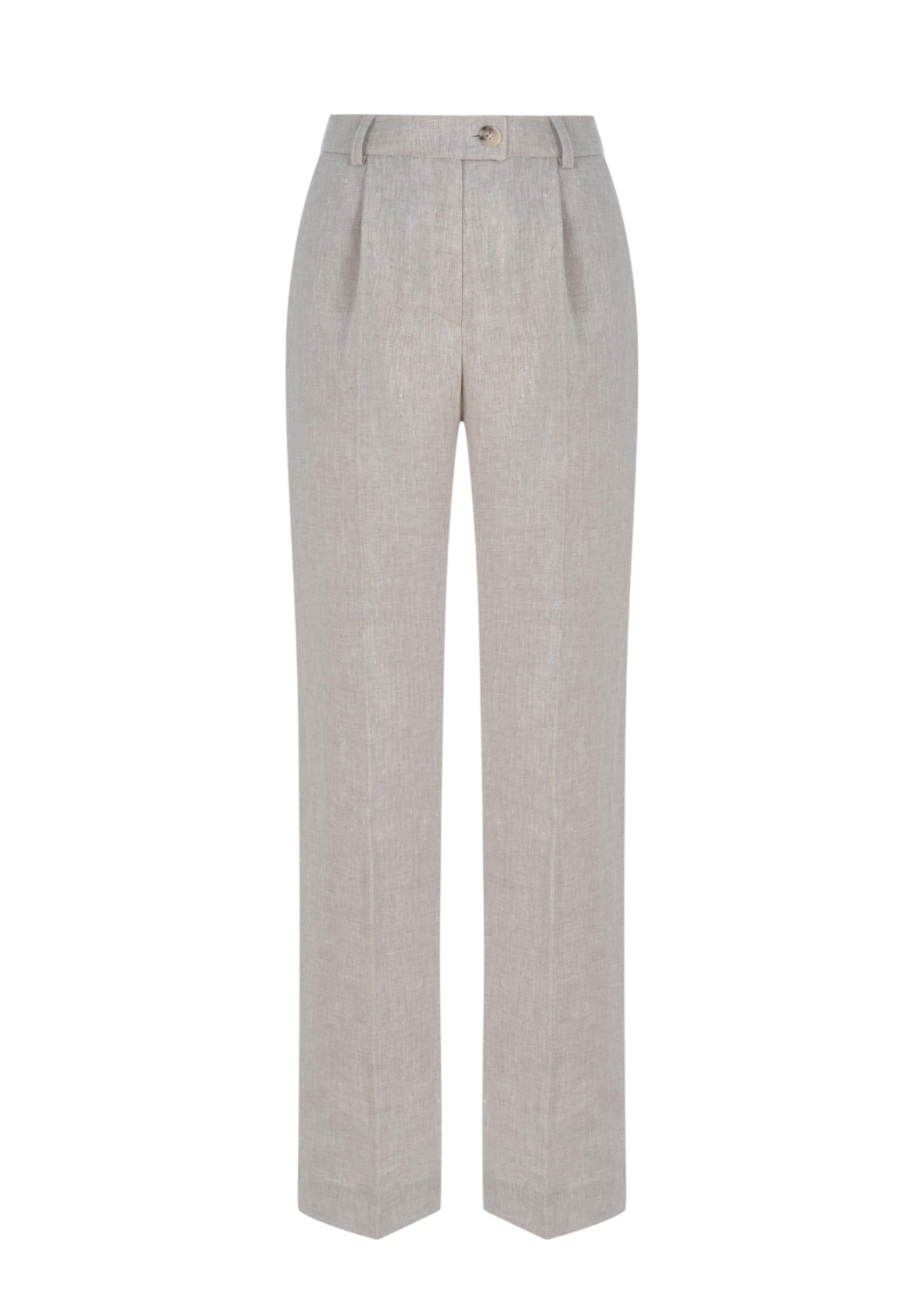 LUKAVE BEIGE LINEN TROUSERS