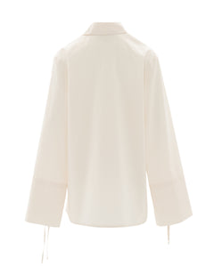 ETERNAL ASYMMETRIC WHITE SHIRT