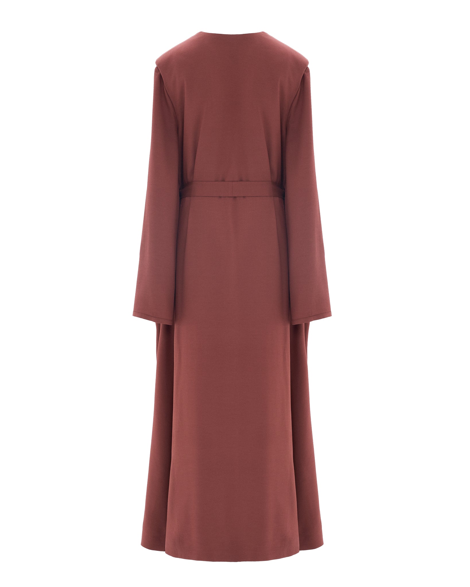 ETERNAL BROWN LOOSE-FIT DRESS