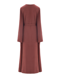 ETERNAL BROWN LOOSE-FIT DRESS