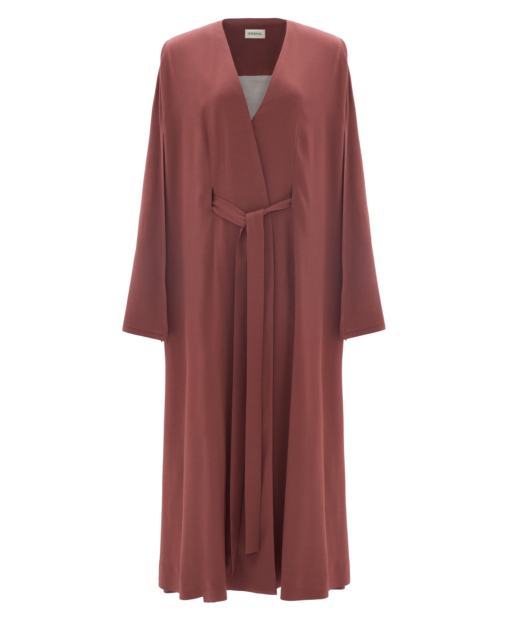 ETERNAL BROWN LOOSE-FIT DRESS