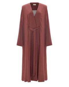 ETERNAL BROWN LOOSE-FIT DRESS