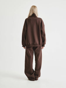 BUDDU BROWN TRACKSUIT WITH PALAZZO