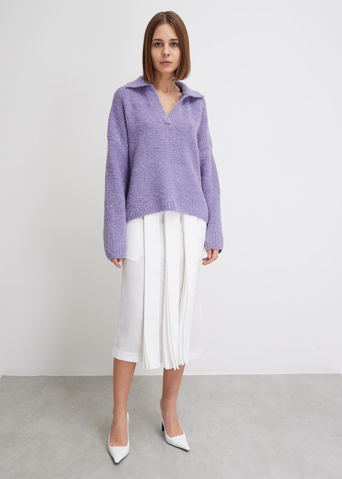 02.02 PURPLE PULLOVER SWEATER