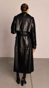 BUDZIKO BLACK TRENCH COAT