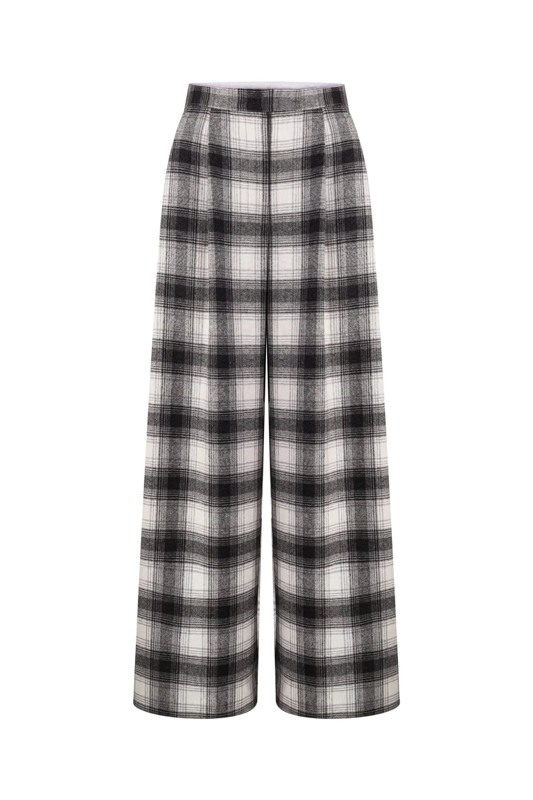 SELERA WOOL TARTAN TROUSERS