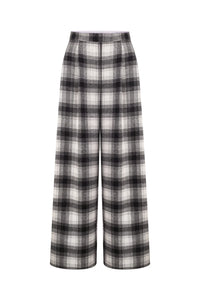 SELERA WOOL TARTAN TROUSERS