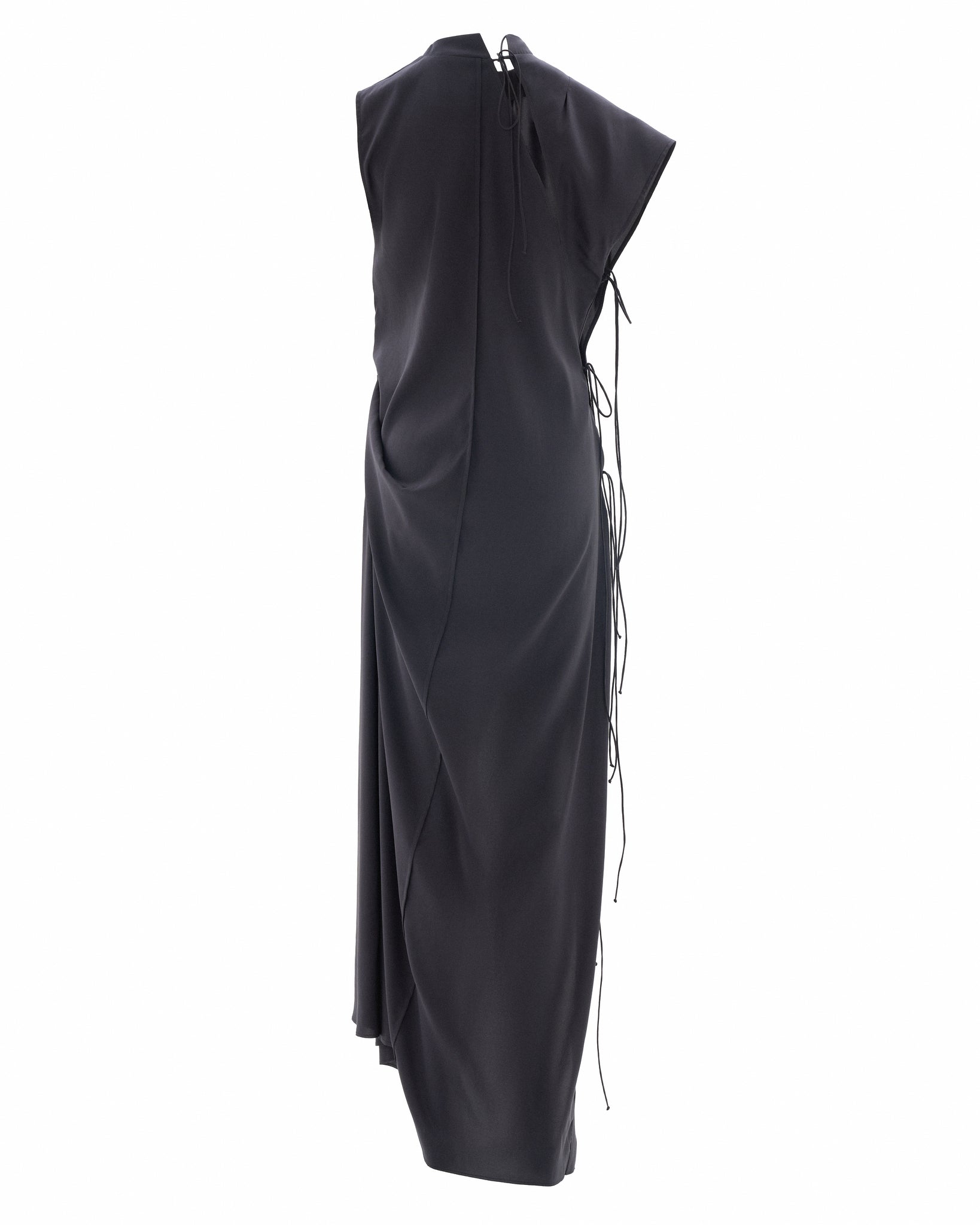 ETERNAL BLACK MAXI SLIT DRESS