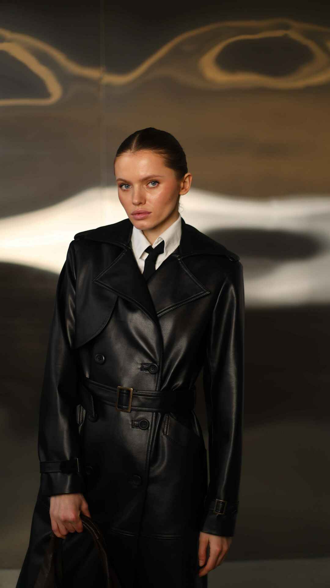 BUDZIKO BLACK TRENCH COAT