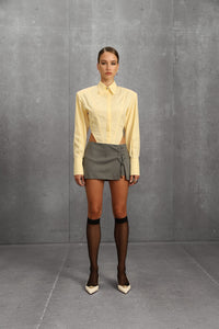 MORANDI GREY MINI SKORT