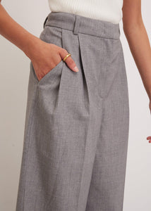 FIORE BIANCO wide-leg tailored trousers