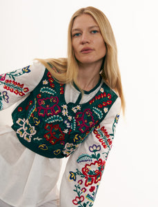 GAPTUVALNYA EMBROIDERED SHIRT WITH KEPTRYK “OPILLIA”