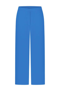 Straight Blue Trousers | Sustainable Fashion Brand 