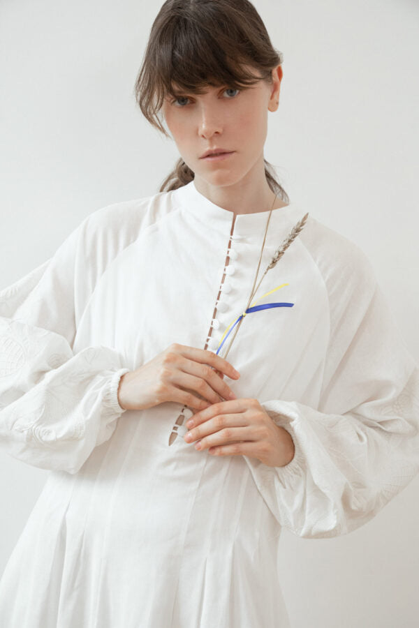 GAPTUVALNYA – EMBROIDERED DESIGNER DRESS INSPIRED BY TRADITIONAL SHIRT