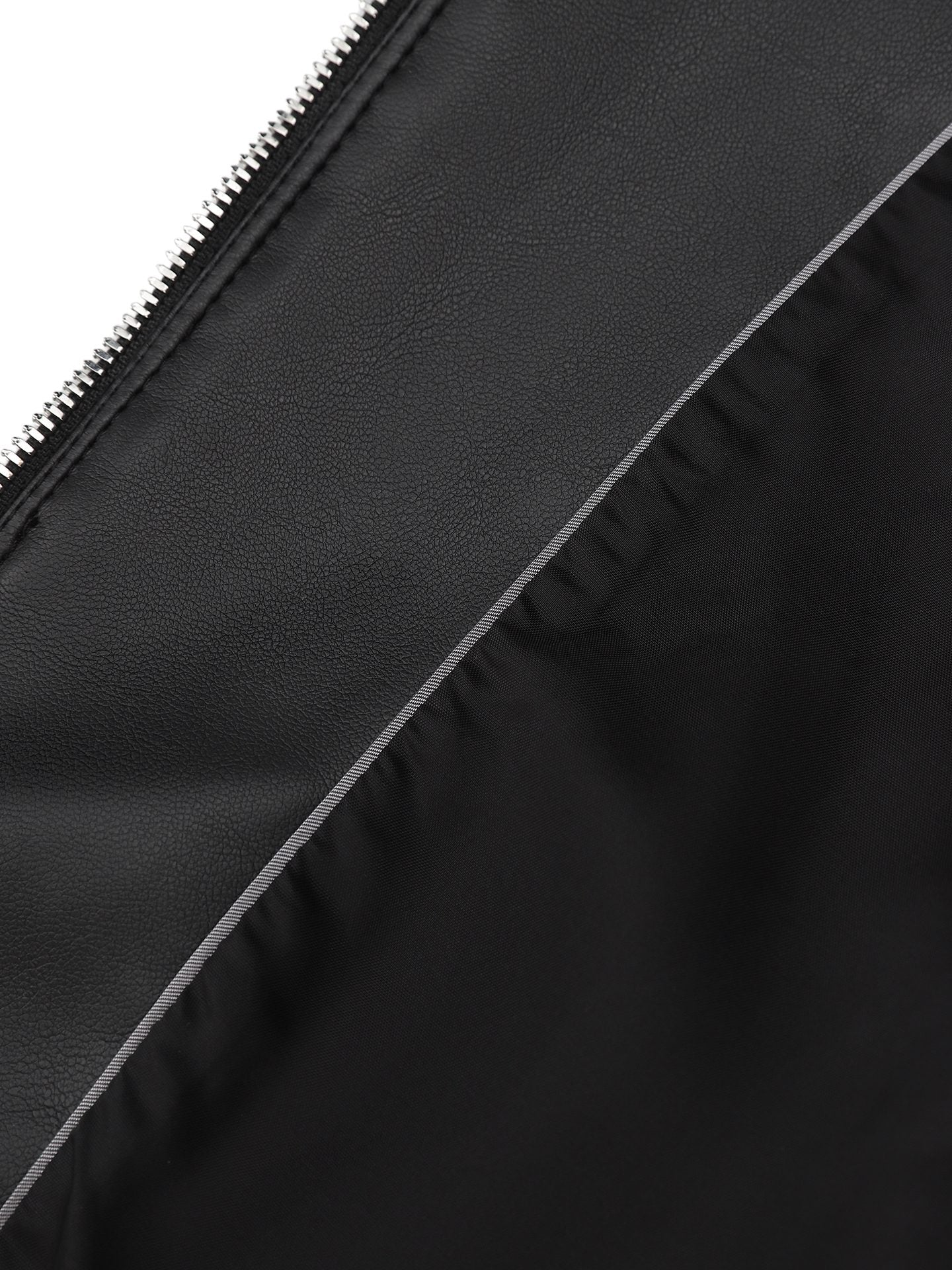 MORANDI BLACK ECO-LEATHER JACKET