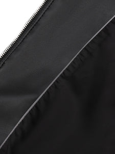 MORANDI BLACK ECO-LEATHER JACKET