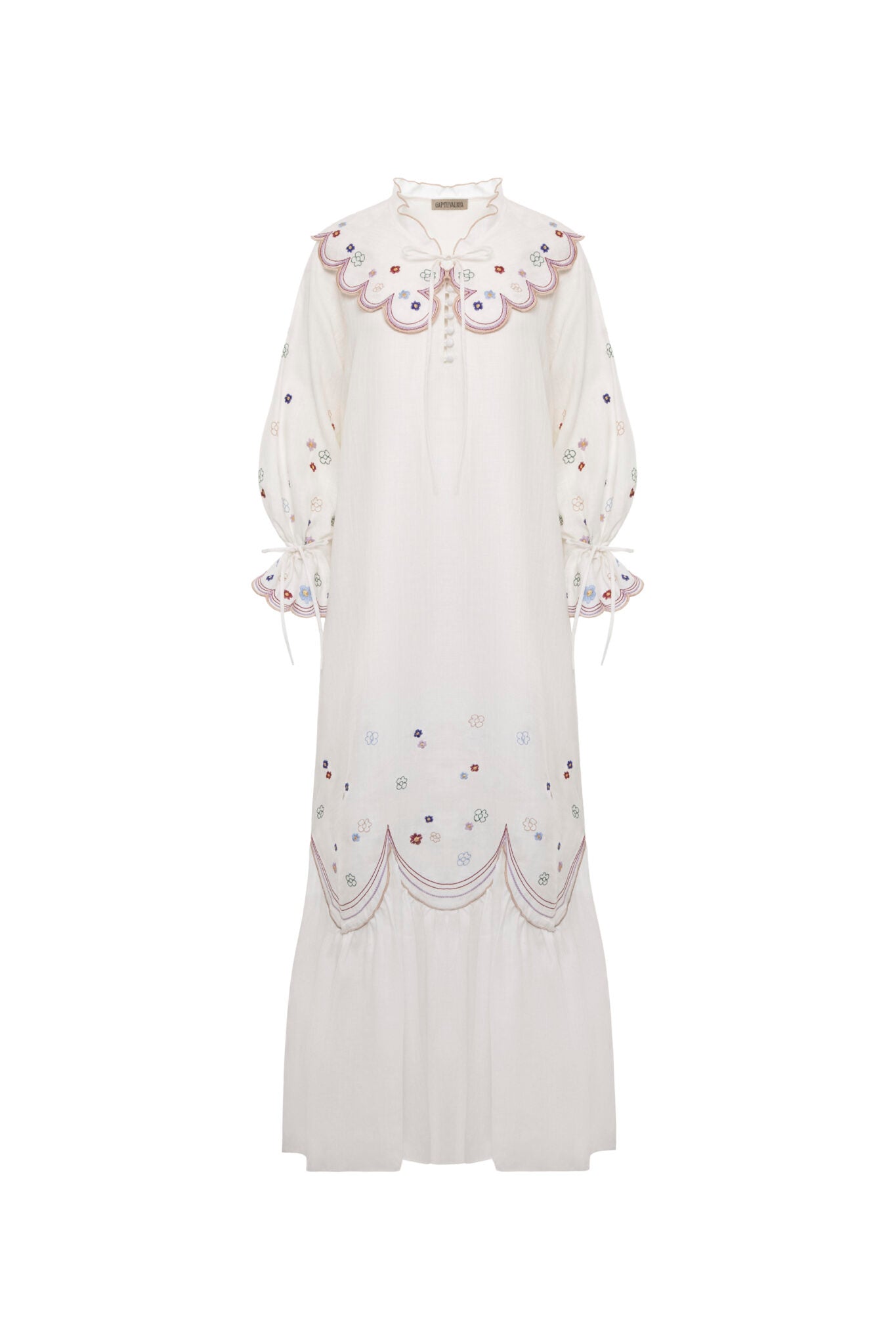 GAPTUVALNYA ODA DAWN COLORS LINEN DRESS
