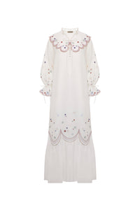 GAPTUVALNYA ODA DAWN COLORS LINEN DRESS