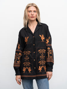 ETNODIM Women's embroidered shirt dedicated to Skovoroda Bayka