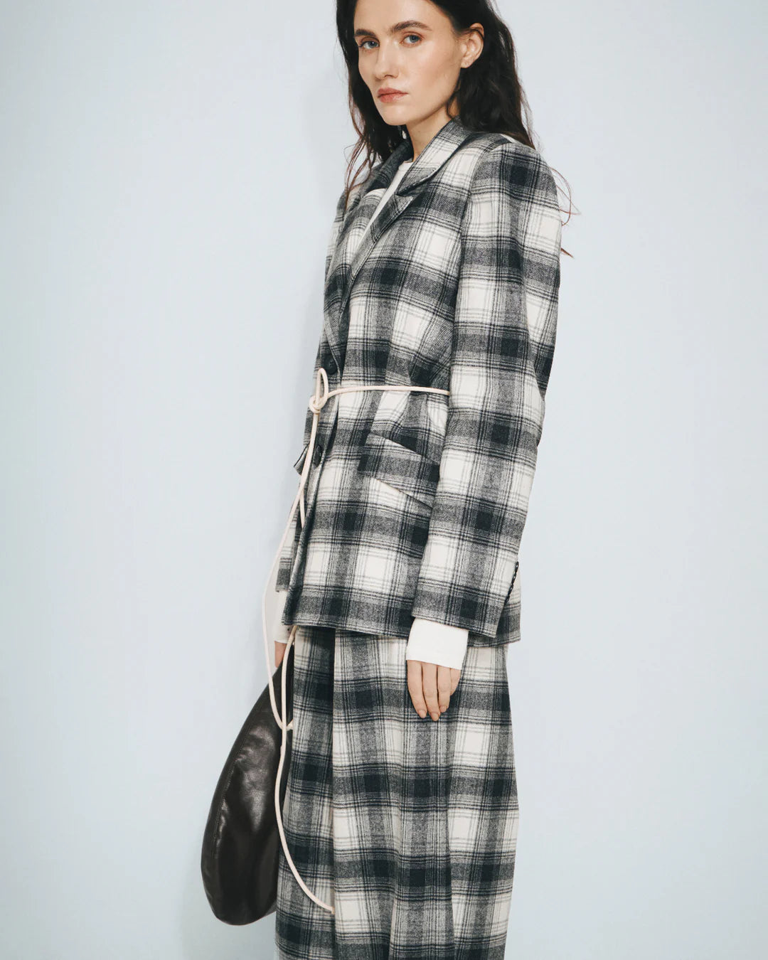 SELERA WOOL TARTAN BLAZER