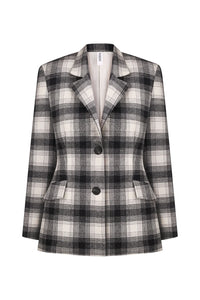 SELERA WOOL TARTAN BLAZER