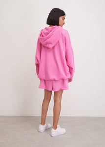 Pink Hoodie & Shorts Set