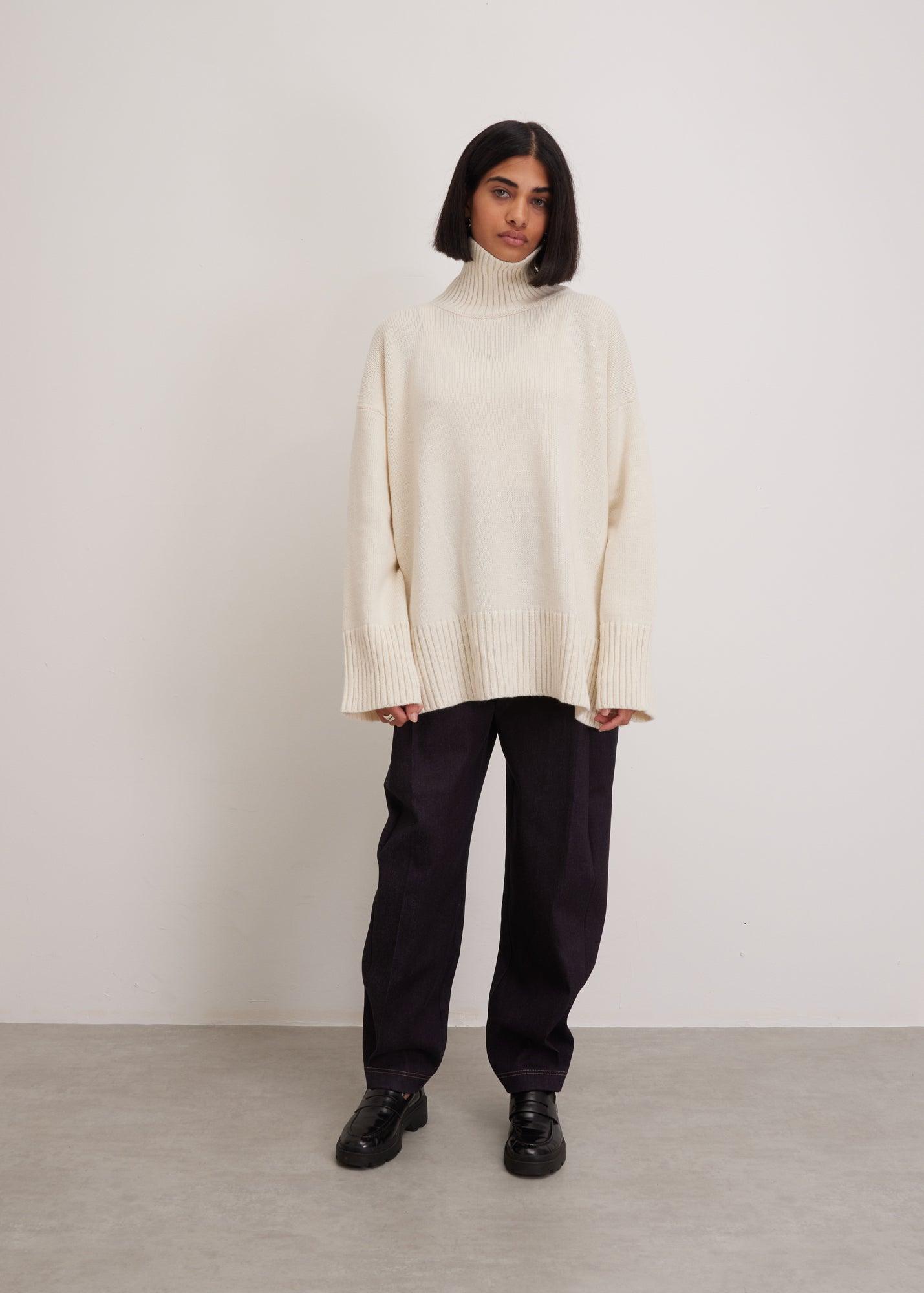 White Sweater | Classic Winter Elegance | Independent Fashion