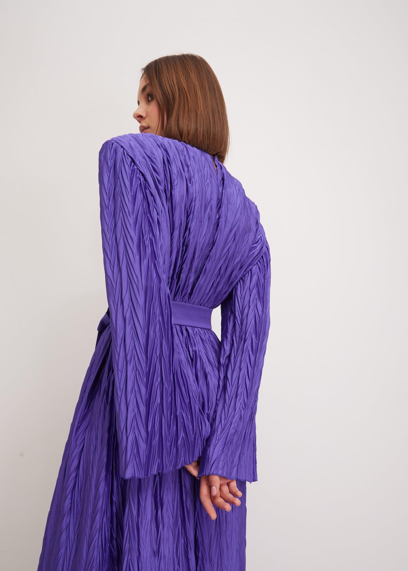 J’AMEMME purple pleated dress