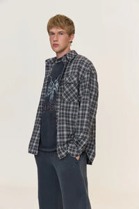 BUDDU OVERSIZED CHECK SHIRT