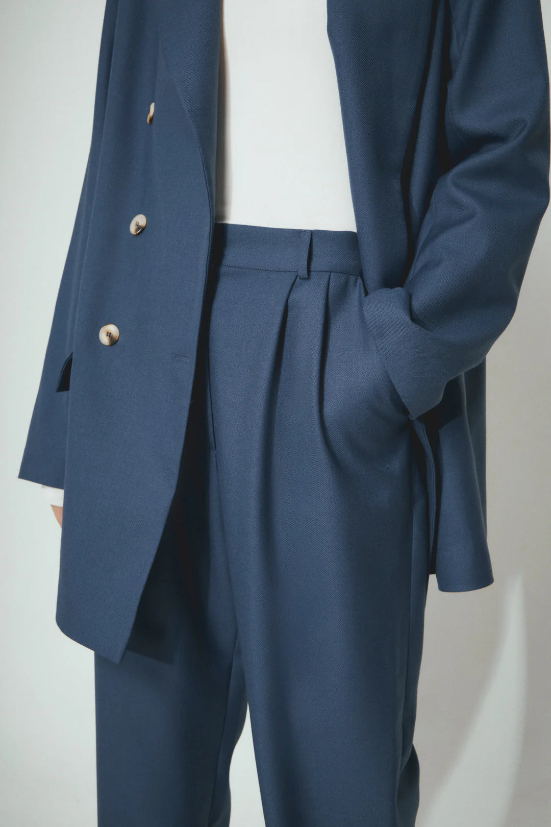 SELERA WOOL BLUE BLAZER