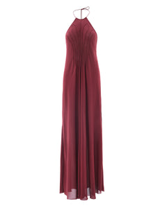 ETERNAL RED OPEN BACK DRESS