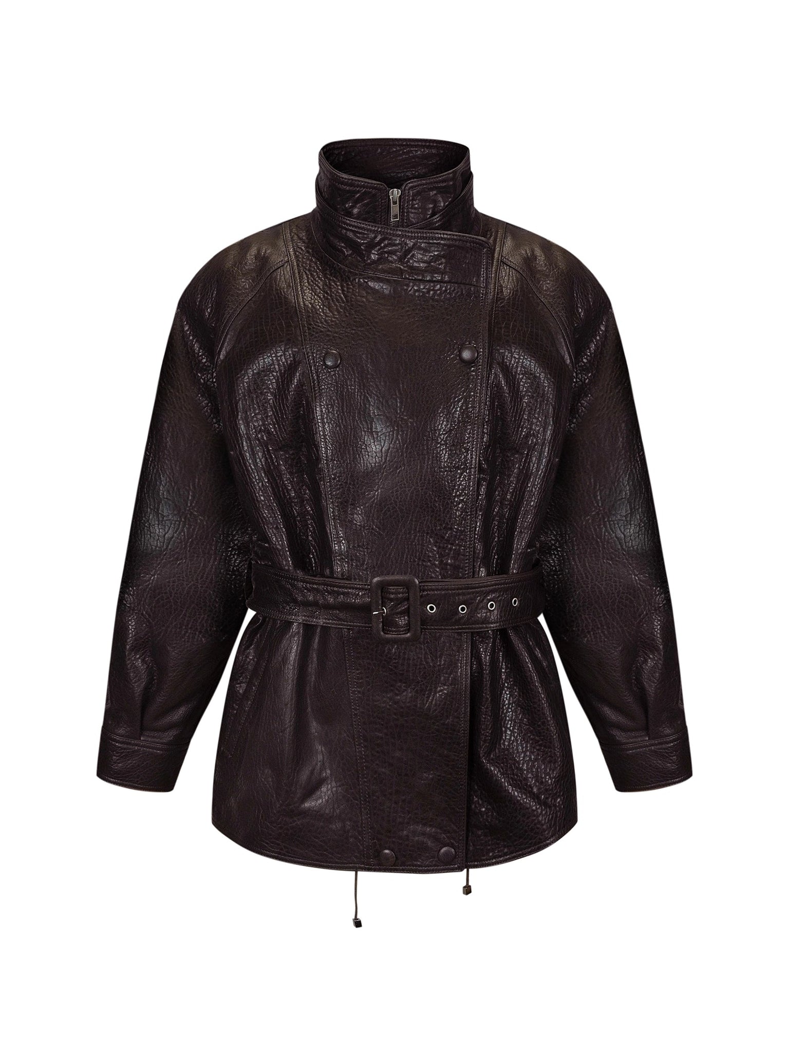 LUKAVA ITALIAN LAMBSKIN LEATHER JACKET