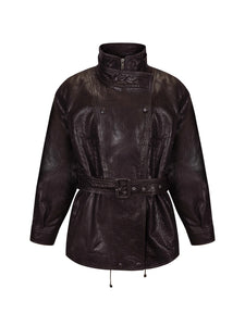 LUKAVA ITALIAN LAMBSKIN LEATHER JACKET