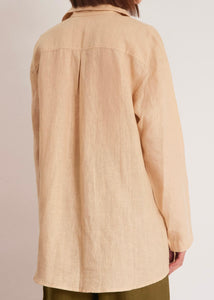 DUGA LINEN BEIGE SHIRT