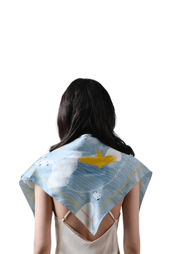 Premium Silk Scarf | Artistic Ukrainian Designs | Ukrainian Fashion Brand UK