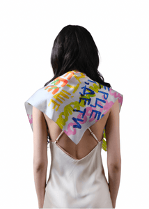 Premium Silk Scarf | Artistic Ukrainian Designs | Ukrainian Fashion Brand UK