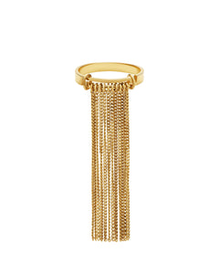 Gold Chain Ring | Delicate Unique Jewellery 