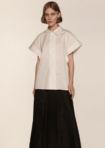 Designer White Shirt | Short Sleeve Shirt