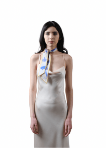 Dream Silk Thin Scarf | Luxurious Silk with Ukrainian Art 