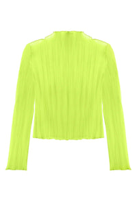 Pleated Neon Top