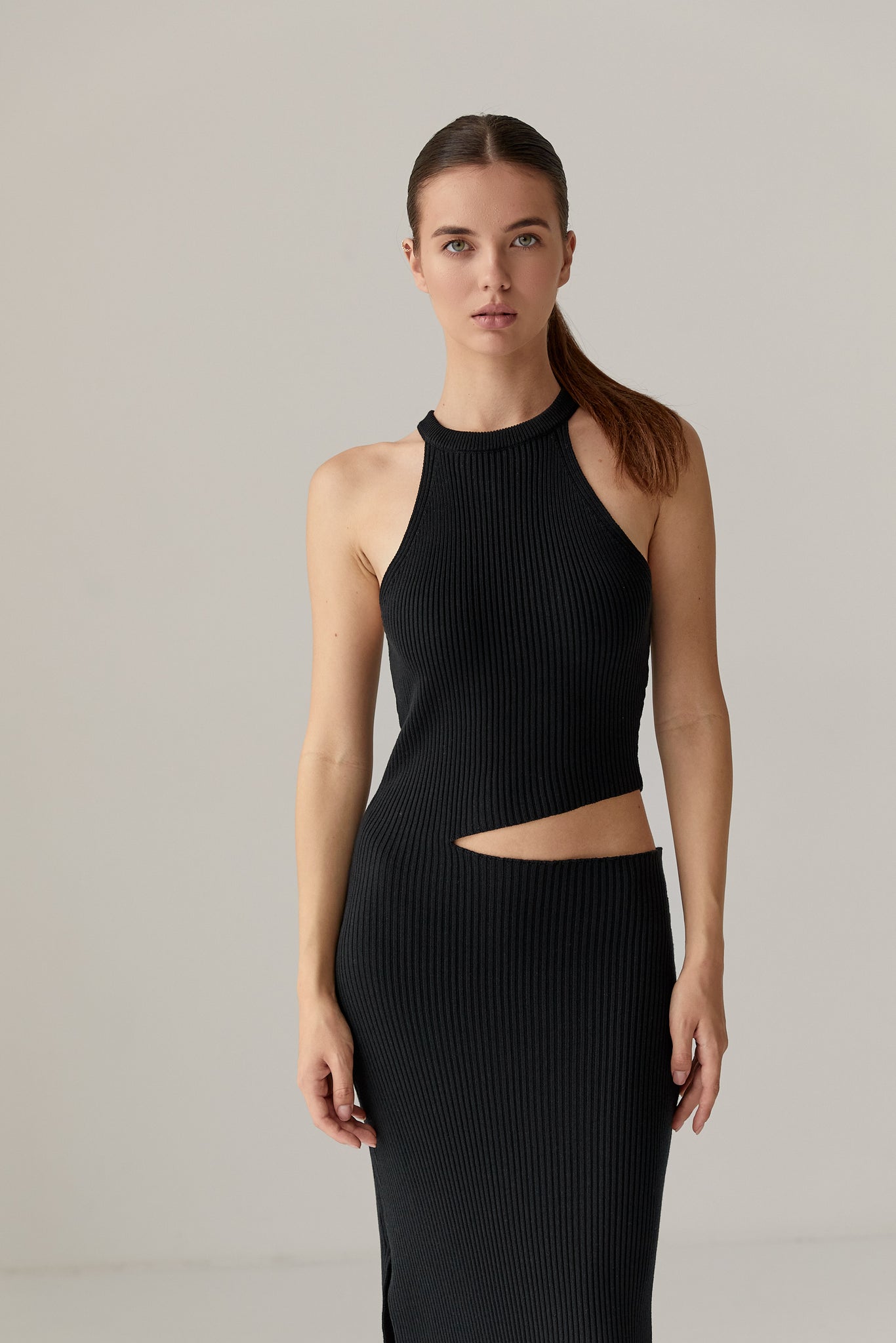 FIORE BIANCO MIDI DRESS