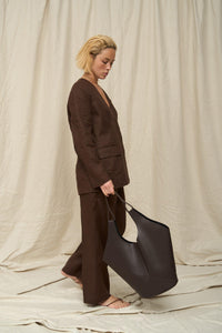 Linen Brown Trousers