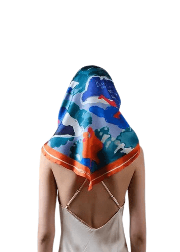 Silk Scarf | Silk Designer Prints | Ukrainian Gift 