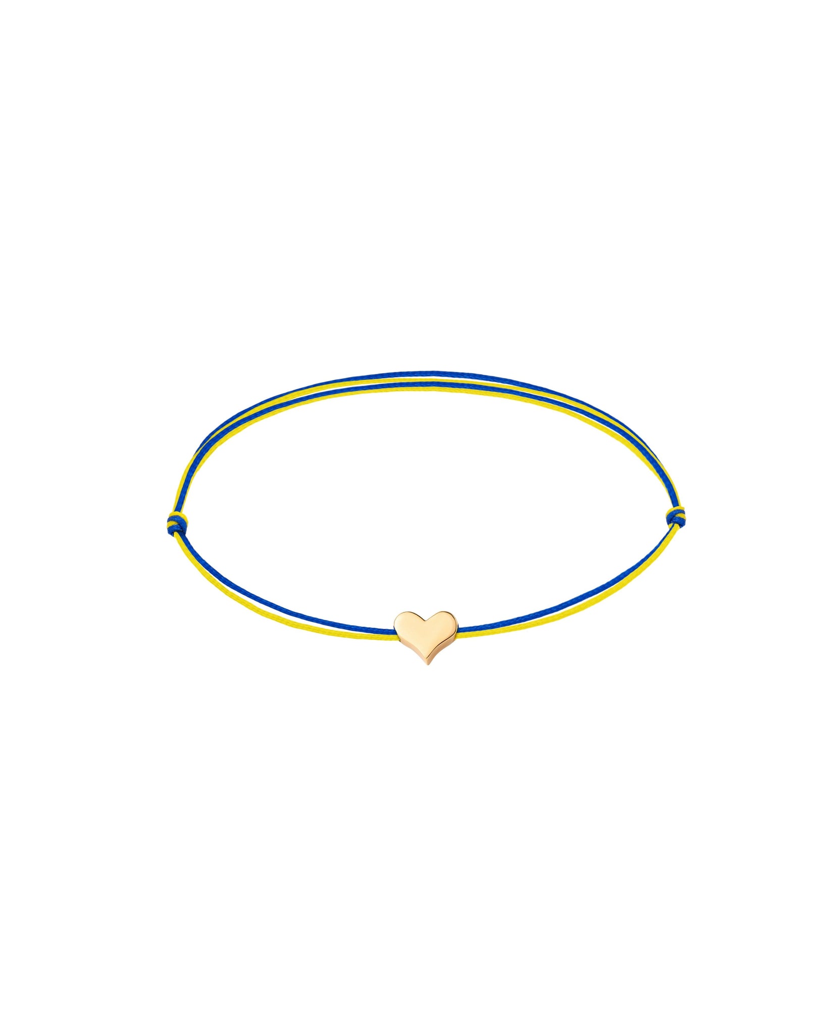 Ukraine Thread Heart Bracelet | Unique Gold Jewellery 
